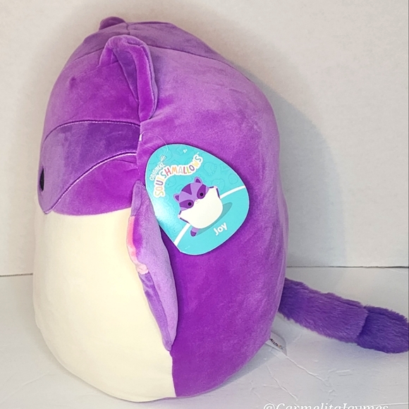 JOY 🐿 Purple Sugar Glider Original Squishmallow by Kelly Toy ☆》NWT《☆ - Picture 5 of 8
